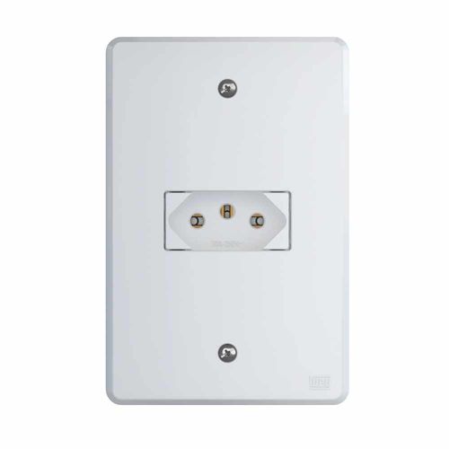 Conjunto Tomada 2P+T 20A/250V 4x2 Branco Equille