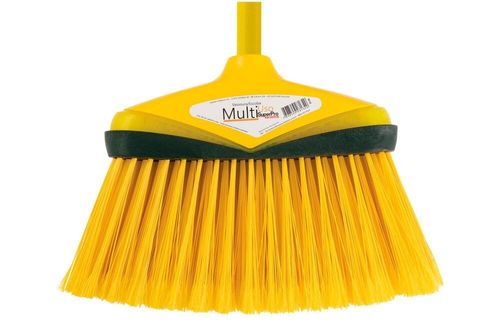 Vassoura Multiuso com Cabo 22cm Amarela Bettanin Pro