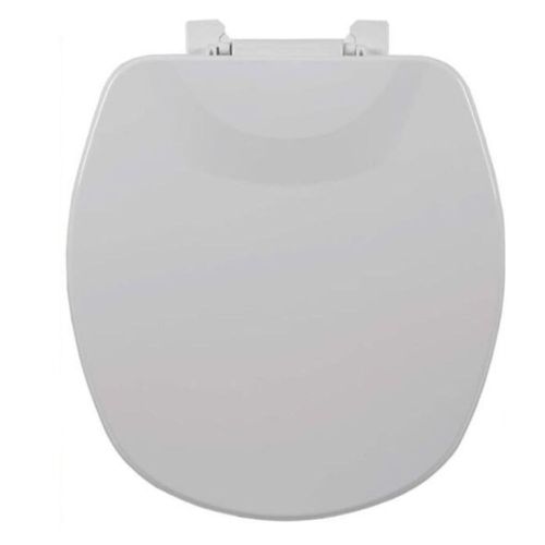 Assento Sanitário Convencional Almofadado Aspen PP Oval Branco