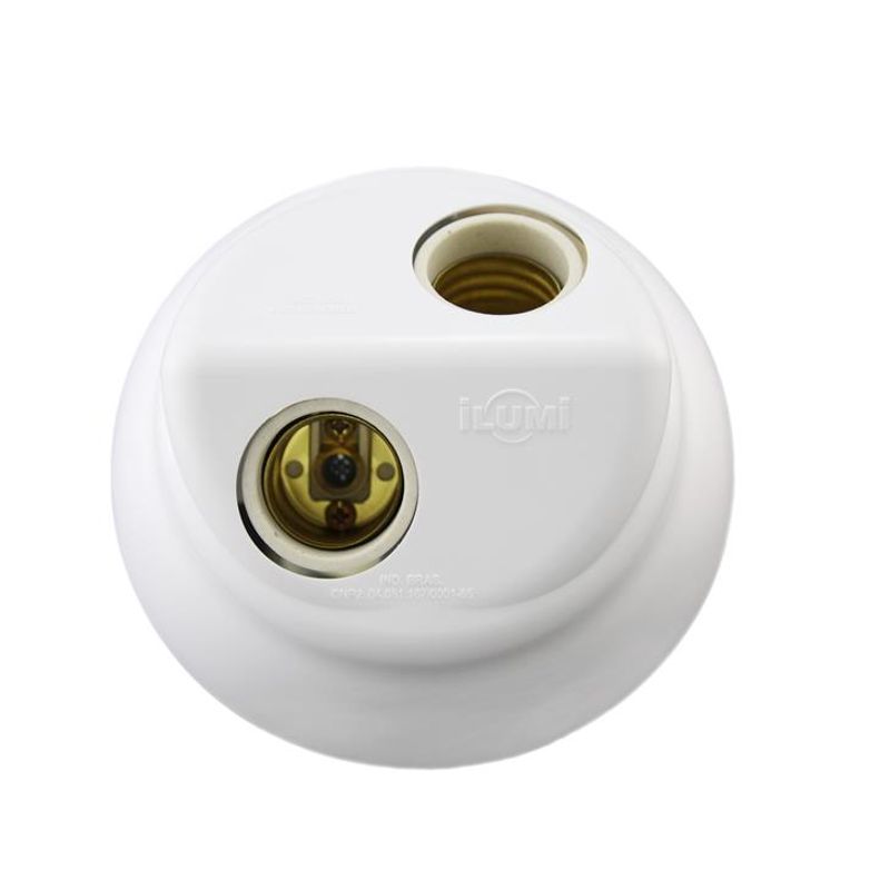 Plafonier-Plastico-Redondo-Ilumi-Soquete-Porcelana-2XE27-Branco