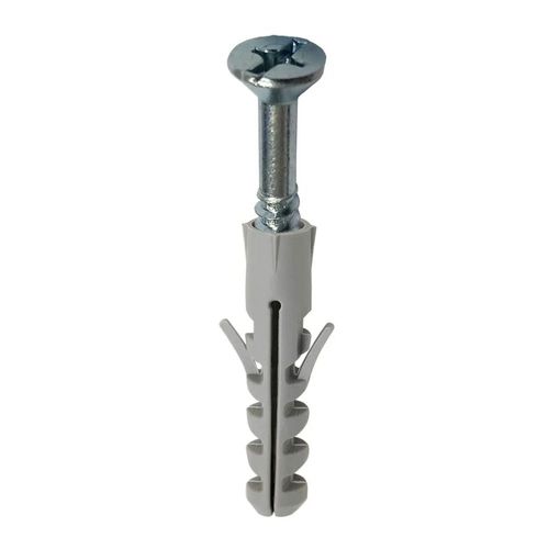 Parafuso Cabeça Chata Philips com Bucha 4,8x40/8mm 3 peças
