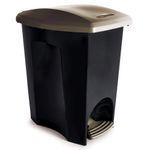 Lixeira-Eco-com-Pedal-14L-Preta-com-Tampa-Plasutil