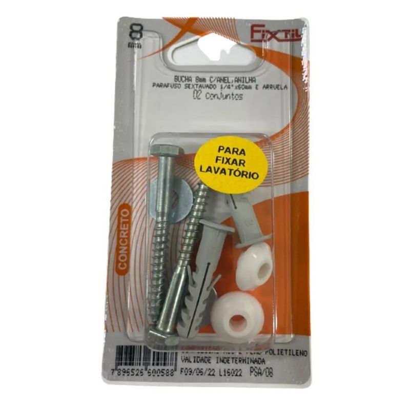 Conjunto-Fixacao-Lavatorio-Aco-1-4--x-60mm-2-pecas