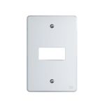 Placa-1-Posto-4x2-Branca-Equille