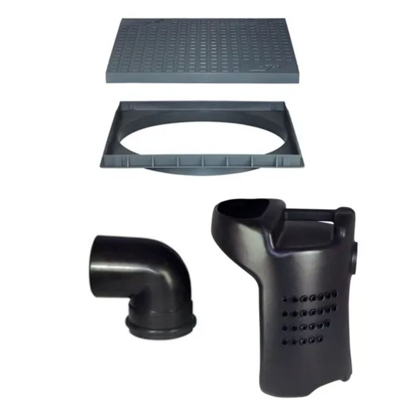 Caixa-de-Gordura-Polipropileno-DN100-Cinza-43cm-Odem