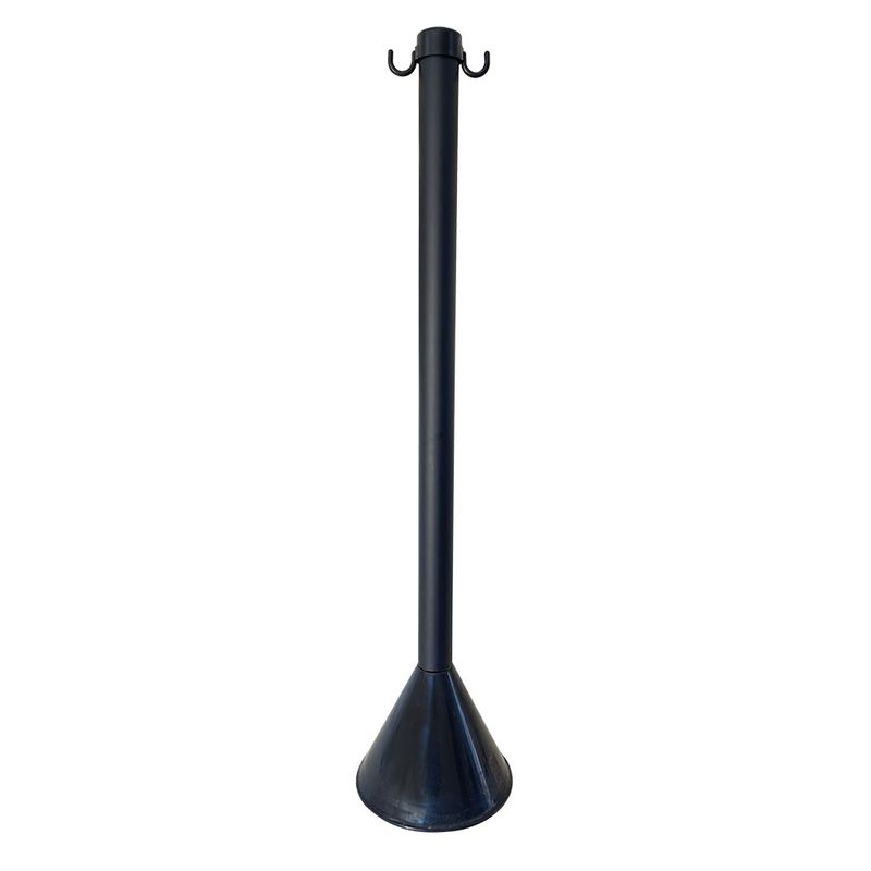 Pedestal-para-Corrente-90cm-Pvc-Preto