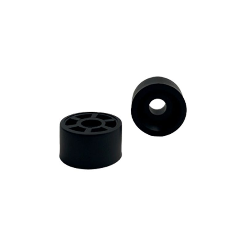 Suporte-de-Prateleira-Redondo-10mm-Preto-20-Pecas