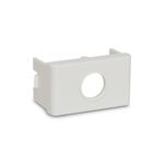 Modulo-Saida-de-Fio-com-2-Pecas-Branco-Lunare