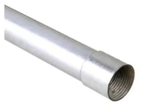 Eletroduto Pré-Zincado Médio 1.1/2" Perfil Lider 3 Metros