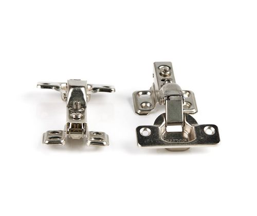 Dobradiça para Móveis de Embutir Super Curva 110° 35mm 10 Peças