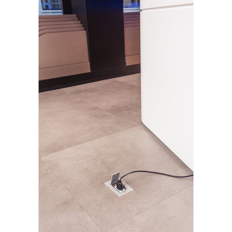 Tampa-para-Caixa-de-Piso-4x2-para-1-Modulo-Liz-em-Aluminio-Cinza