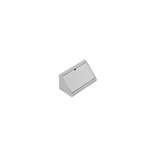 Cantoneira Plástica Triângulo com Capa 04 Furos 42mm Branca 05 Peças
