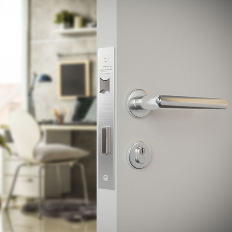 Fechadura-Externa-Roseta-Redonda-L892-55mm-Inox-Lixado