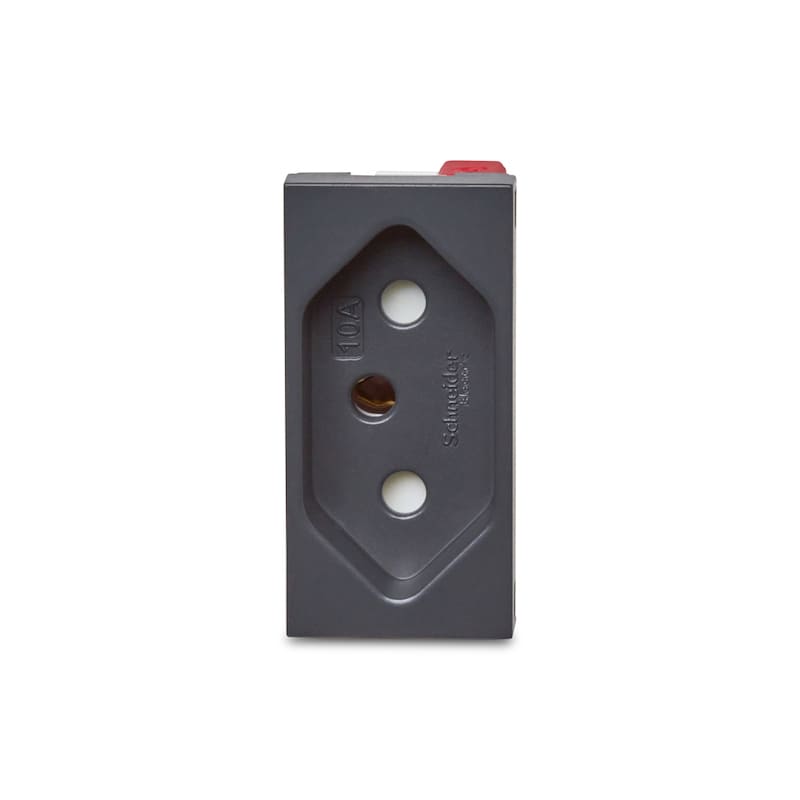 Modulo-Tomada-2P-T-10A-250V-com-Engate-Rapido-Grafite-Orion