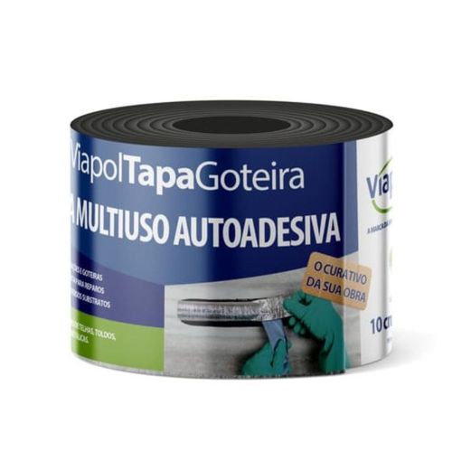 Fita Asfástica Tapa Goteira Sleeve 10cm Viapol