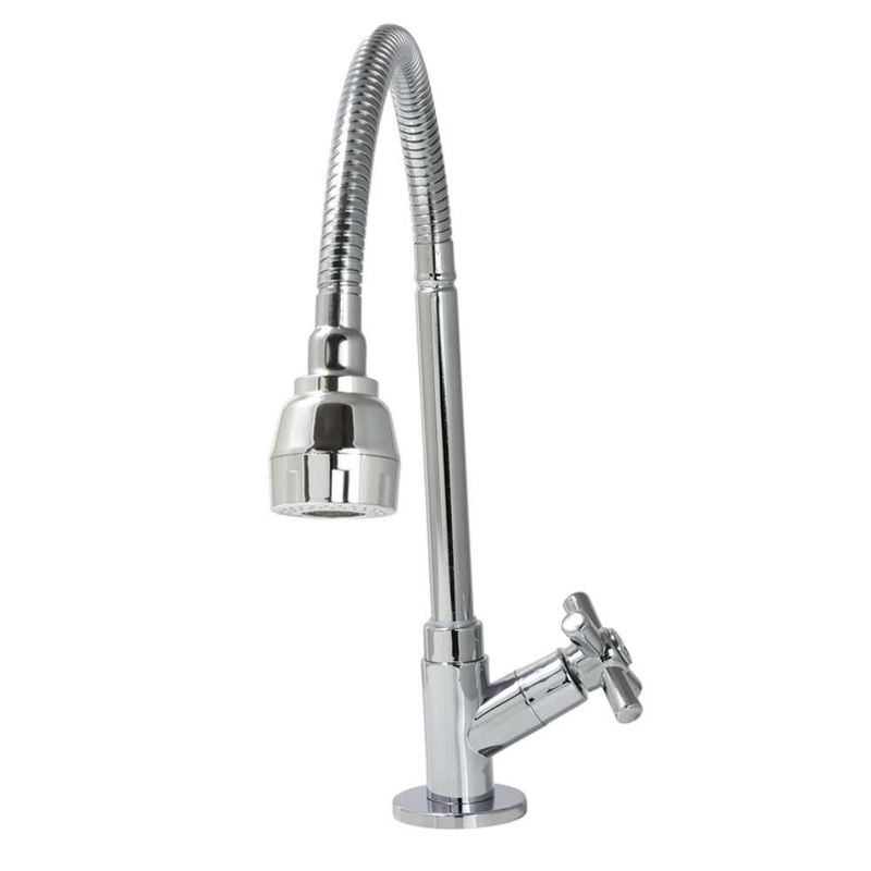 Torneira-para-Cozinha-Mesa-1-4V-Bica-Alta-Gourmet-C64-Cromado
