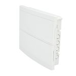 Quadro-PVC-Disjuntor-Embutir-sem-Barramento-para-32-Disj-Slim-Branco