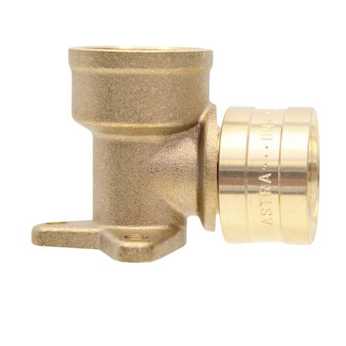 Cotovelo Curto com Base Metálico Pex 16mmx1/2" Astra