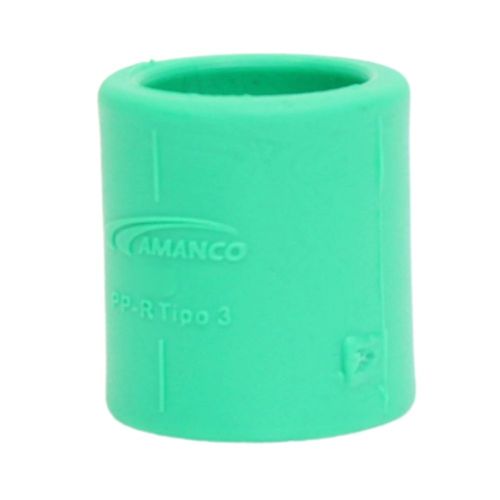Luva Simples Fêmea Fêmea PPR 25mm Amanco