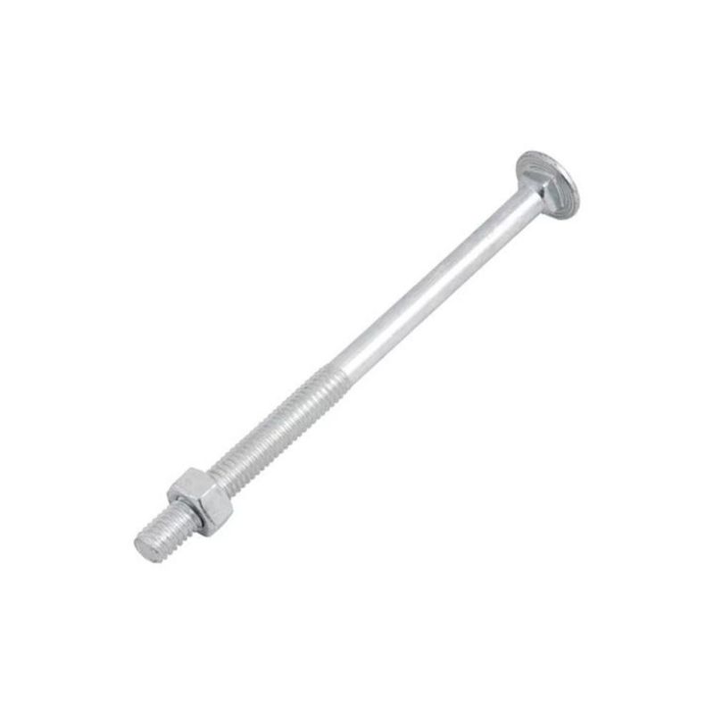 Parafuso-Aco-Zincado-Frances-Porca-Sextavada-UNC-1-4x1-200-pecas