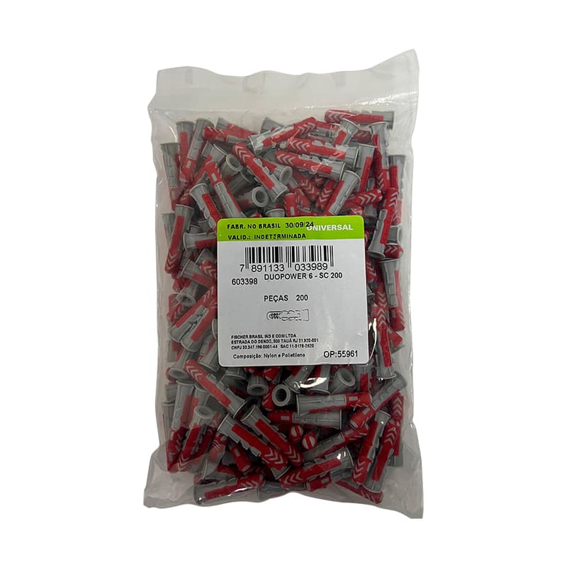 Bucha-Nylon-Universal-Duopower-6mm-200-Pecas