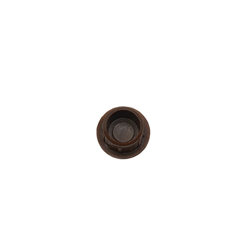 Tapa-Furo-Plastico-10mm-Marrom-20-Pecas