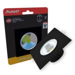 Spot-de-LED-Supimpa-Embutir-Quadrado-Preto-5W-450-Lumens-Luz-Amarela