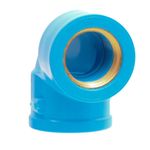 Joelho-90-Soldavel-com-Bucha-de-Latao-Azul-PVC-25mm-x-1-2--Fortlev