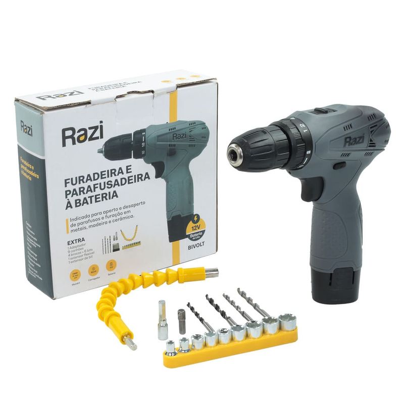 Furadeira-Parafusadeira-3-8--12V-1-Bat-Com-22-Acessorios-Razi