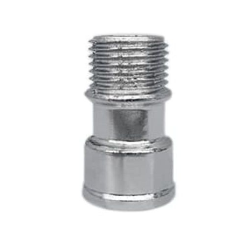 Prolongador Curto Macho Fêmea Roscável Zamac Cromado 1/2" Garden