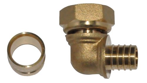 Cotovelo Fêmea Móvel Metálico Pex 20mm x 1/2" Astra