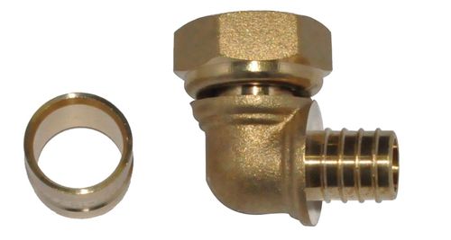 Cotovelo Fêmea Móvel Metálico Pex 16mm x 1/2" Astra