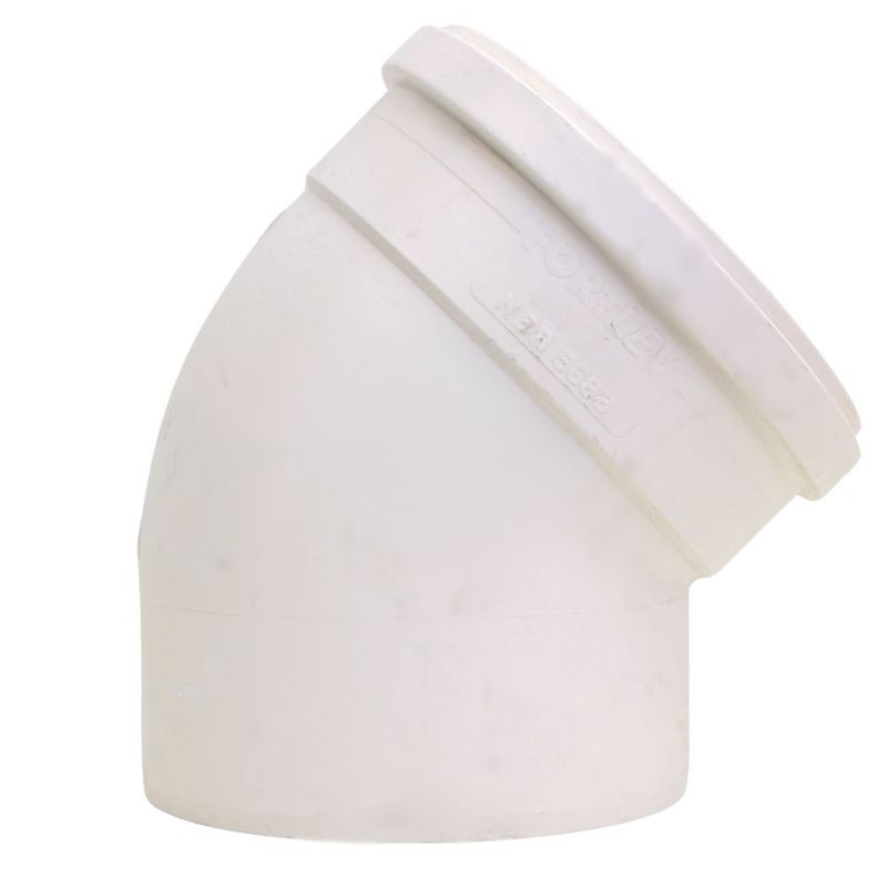 Joelho-45-Esgoto-Serie-Normal-PVC-DN-150-Fortlev