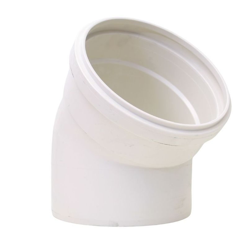 Joelho-45-Esgoto-Serie-Normal-PVC-DN-150-Fortlev