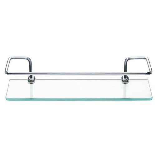 Porta Shampoo Reto para Banheiro 30x12cm Vidro