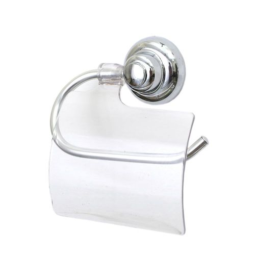 Porta Papel Higiênico Design com Tampa Cromado
