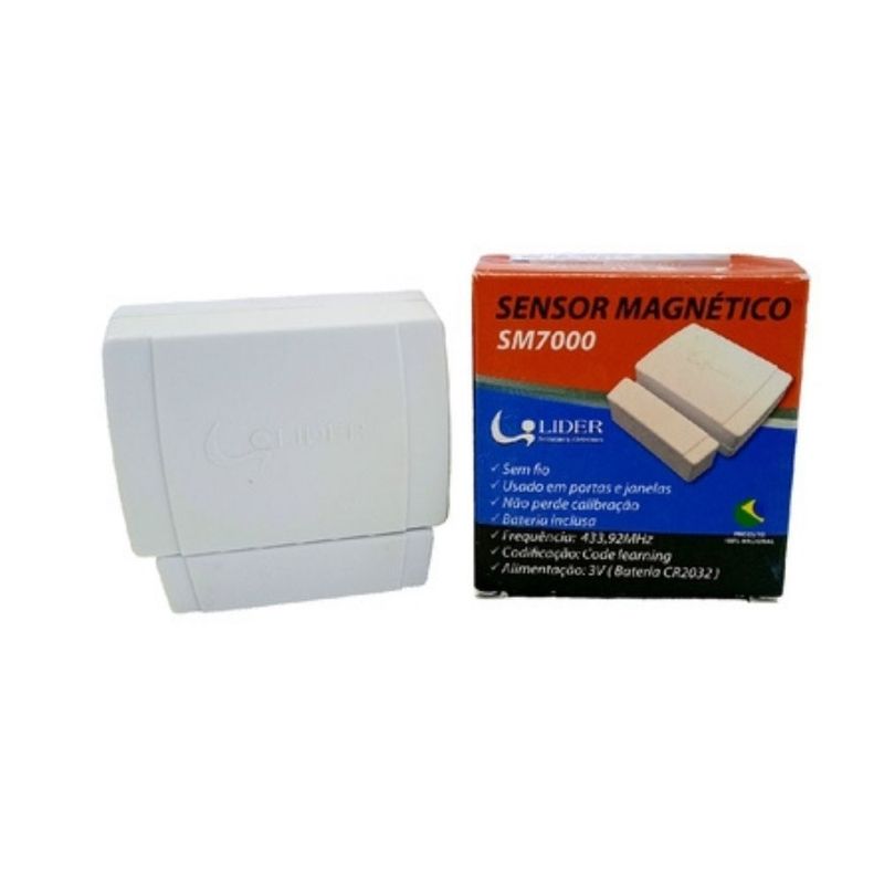 Sensor-Magnetico-de-Abertura-Portas-Janelas-sem-Fio-43392MHz-SM7000