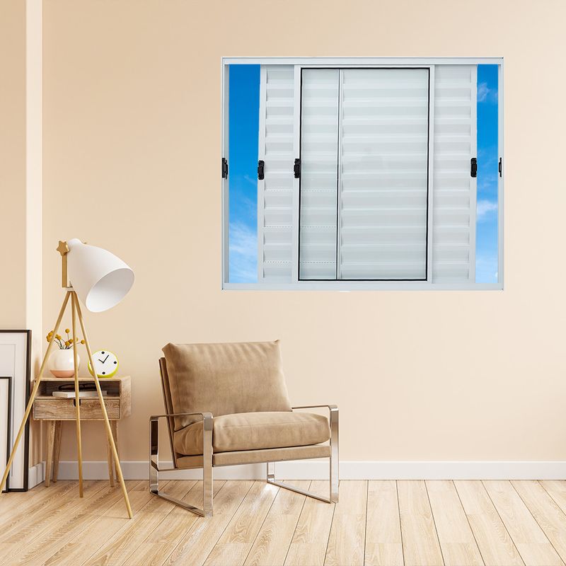 Veneziana-3-Folhas-sem-Grade-Aluminio-Branco-100x100cm
