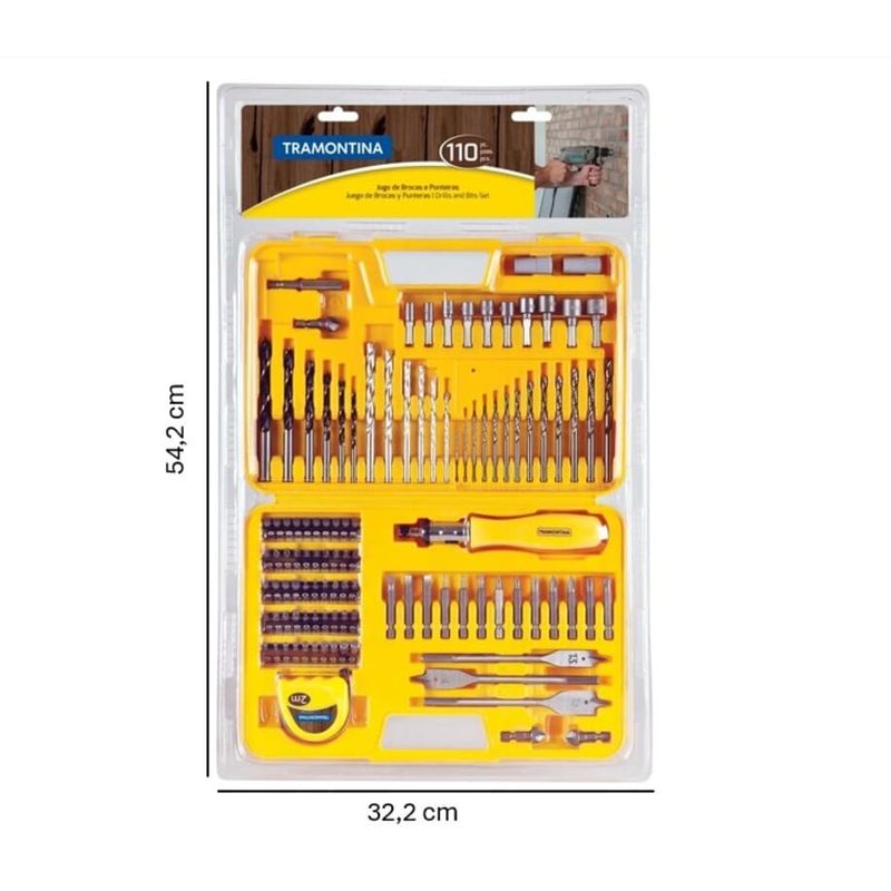 Kit-de-Brocas-e-Ponteiros-Com-110-Pecas-Tramontina