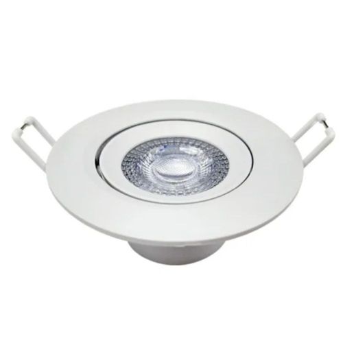 Spot de LED Authentic Embutir Redondo 3W 250 Lúmens Luz Amarela