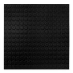 Piso-Emborrachado-Botao-Light-Preto-3mm-50x50cm