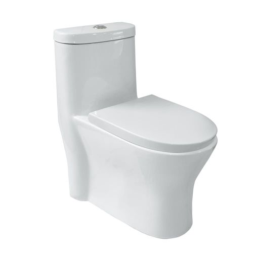 Vaso Sanitário Monobloco Água Marinha 3/6L Branco Pettra
