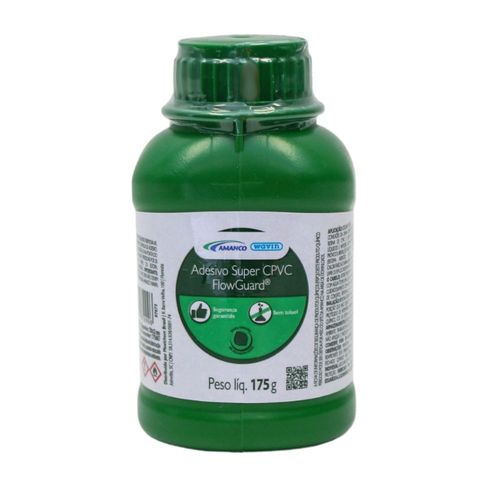 Adesivo Plástico CPVC AQ Frasco 175g Amanco