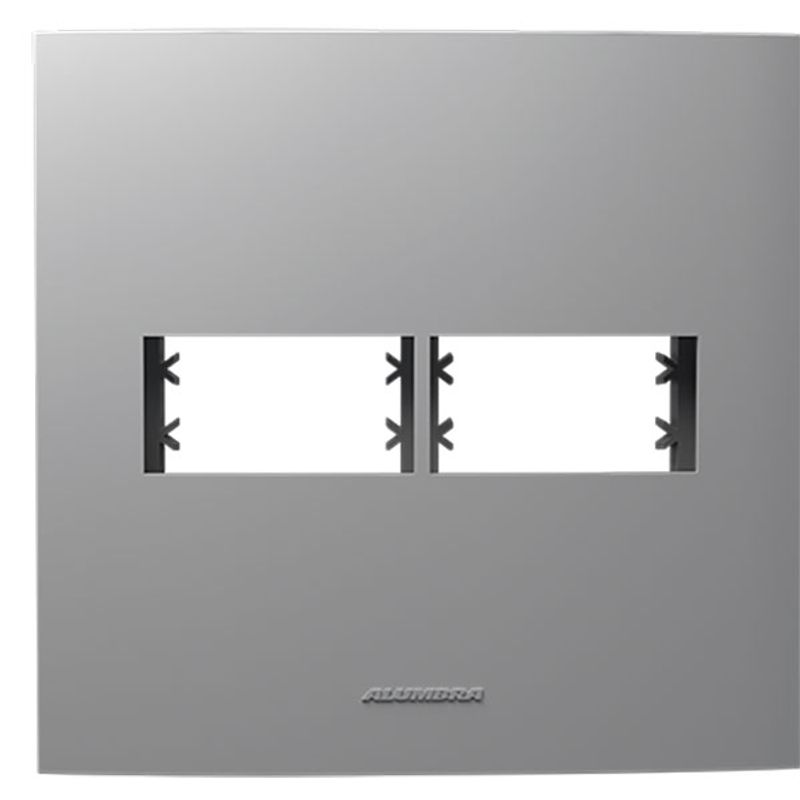Placa-2-Postos-4x4-com-Suporte-Branca-Inovapro