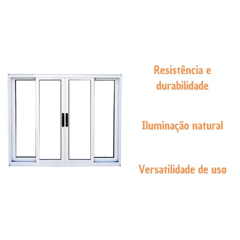 Janela-de-Correr-4-Folhas-sem-Grade-Aluminio-Branco-100x150cm