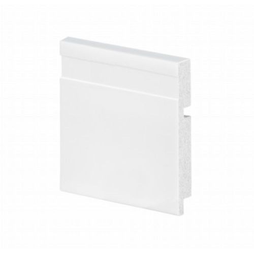 Rodapé Poliestireno P.U Branco Frisado 10x1,5x240cm