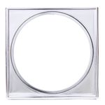 Porta-Grelha-Quadrado-para-Grelha-Redonda-PVC-Cromado-DN100-Luconi
