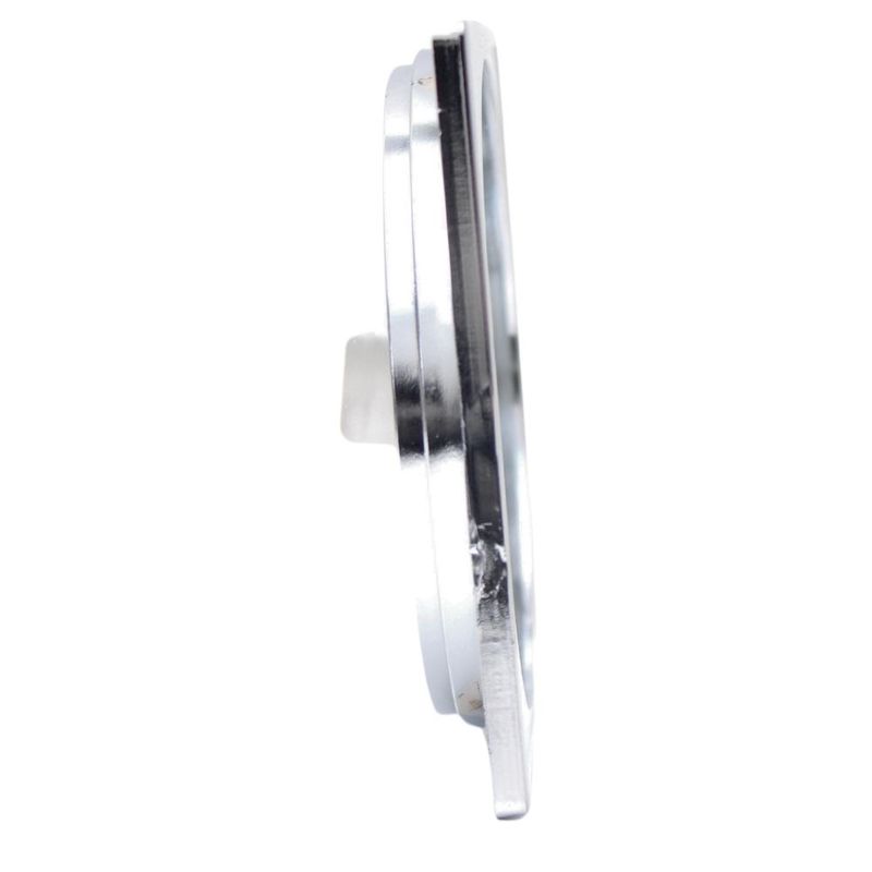 Porta-Grelha-Quadrado-para-Grelha-Redonda-PVC-Cromado-DN100-Luconi