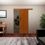 Kit-Porta-Correr-Lisa-Melaminica-Sobrepor-Mogno-Revesivel-215x80cm