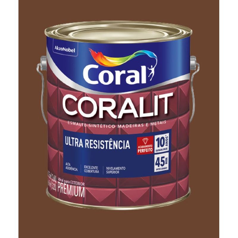 Esmalte-Premium-Sintetico-Brilhante-Coralit-Tabaco-36L-Coral